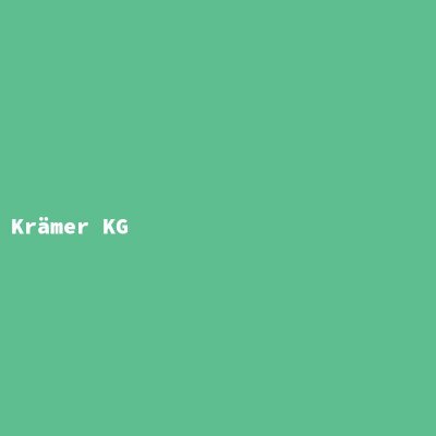 Hersteller: Krämer KG