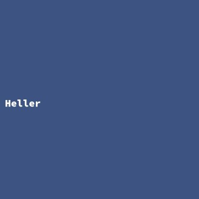 Hersteller: Heller