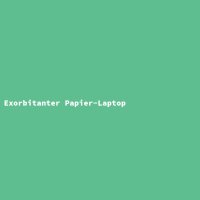 Exorbitanter Papier-Laptop
