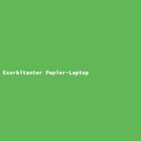 Exorbitanter Papier-Laptop