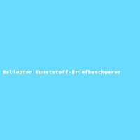 Beliebter Kunststoff-Briefbeschwerer