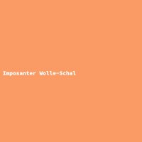 Imposanter Wolle-Schal