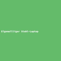 Eigenwilliger Stahl-Laptop