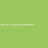 Adretter Eisen-Briefbeschwerer