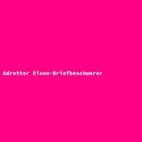 Adretter Eisen-Briefbeschwerer