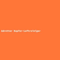 Adretter Kupfer-Luftreiniger