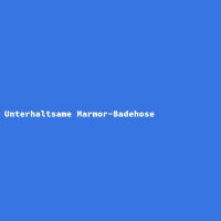 Unterhaltsame Marmor-Badehose