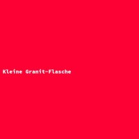 Kleine Granit-Flasche