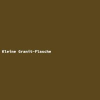 Kleine Granit-Flasche