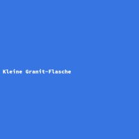 Kleine Granit-Flasche