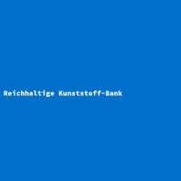 Reichhaltige Kunststoff-Bank